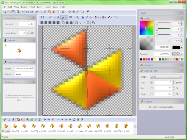 RealWorld Cursor Editor screenshot