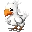 chocobo white.cur