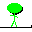 Falling green stick-man.ani