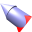 3d rocket.cur