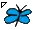 cursor butterfly blue 3.ani