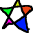 colorful star.ani