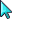 blue aero arrow.cur