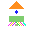 indian flag.ani