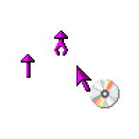 3D Amethyst Cursors
