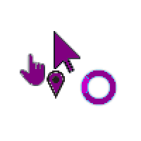 Purple Space cursor – Custom Cursor