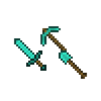 Minecraft Diamond Sword Cursor