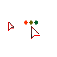 Black and Red Cursors