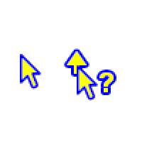 blue and orange mouse cursor deviantart