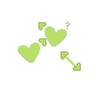 Polygonal Heart custom cursor for Chrome