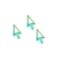 green to blue fade Cursors