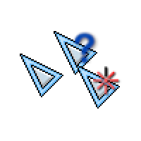 Icy Blue Spin Cursors