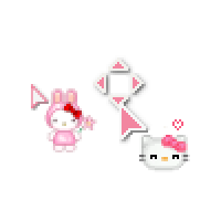 Cute Sanrio Kuromi and My Melody cursor – Custom Cursor