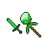 Minecraft Green Diamond Cursors