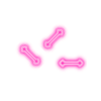 Pink Neon Star - Custom Cursor Trails