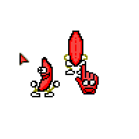 Rainbow Dancing Banana Solid Colors Cursors