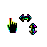 Cursors Sigma RGB, rainbow color on Windows / download to desktop