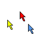 Rainbow Pointers Cursors