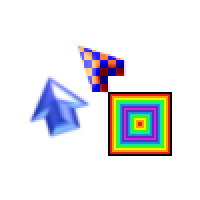Random Rainbow Flashy Cursors