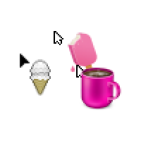 Kawaii Random Food Cursors