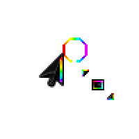 Cursors Sigma RGB, rainbow color on Windows / download to desktop