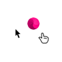 VS 2.0 No Shadow Pink Edit Cursors