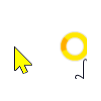 Windows 10 Yellow Cursors