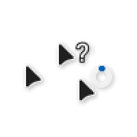 Windows Material Design Cursor V2 Dark Hdpi by jepriCreations on