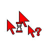 Old Style 3d Mouse Cursor red by BoZZzZzzzzzz on DeviantArt