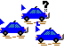 Blue car