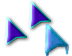 Blue-Violet Cursors By KT6 Teaser