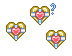 Gold Cross Heart Shield