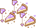 Purple Kawaii Cheesecakes!