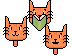 Cute Orange Kitty [11 NEW] Cursor Set thumbnail