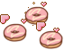 Cute HeartDon Kawaii Cursor Set thumbnail