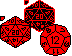 DnD Dice Red