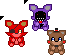 FNAF Plush Animatronics (+Sun/Moon)