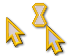 Golden Framed Cursor Set thumbnail