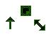 Green and Black Pixel