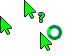 green cursors aero