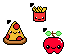 Kawaii food Cursor Set thumbnail