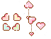Kawaii Pastel Heart with Glitter