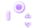 Little Purple Neon Glass