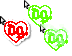 (2.0) neon drain gang D&G logo heart bladee