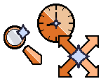 Orange Pixel Art Cursor Set thumbnail