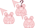 cute pink piggy