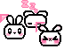 Pixel Bunny Cursor Set thumbnail