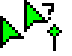 Pixelated green