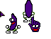 Purple Peanut Butter Jelly Time (Dancing Banana) Cursor Set thumbnail