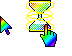 Rainbow Cursors Cursor Set thumbnail